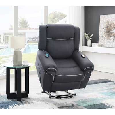 Heating & Massage Chair with Power Recline & Lift