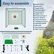 preview thumbnail 3 of 8, 10X10X10FT Golf Practice Net Cage Metal Frame Hitting Net Kit Indoor Outdoor