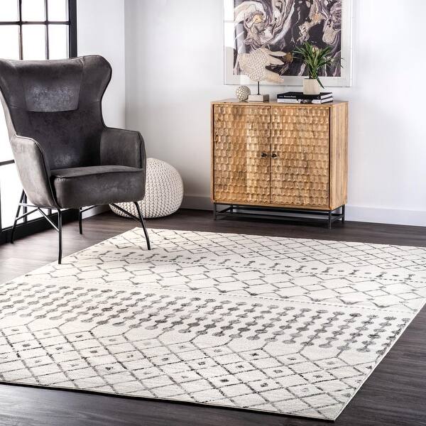 Shop Nuloom Zola Geometric Moroccan Area Rug Overstock 30875211