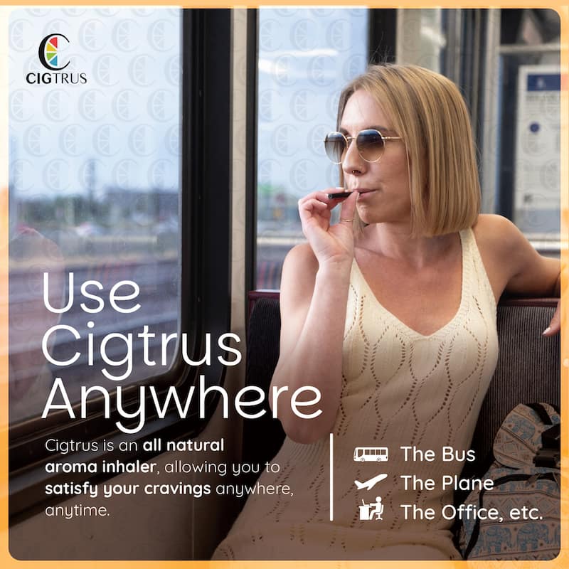 Cigtrus Natural Nicotine Free and Tobacco Free Smoking Alternative