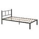 preview thumbnail 17 of 18, Metal Separatable Triple Bunk Bed Full Length Guardrail with Vent Board