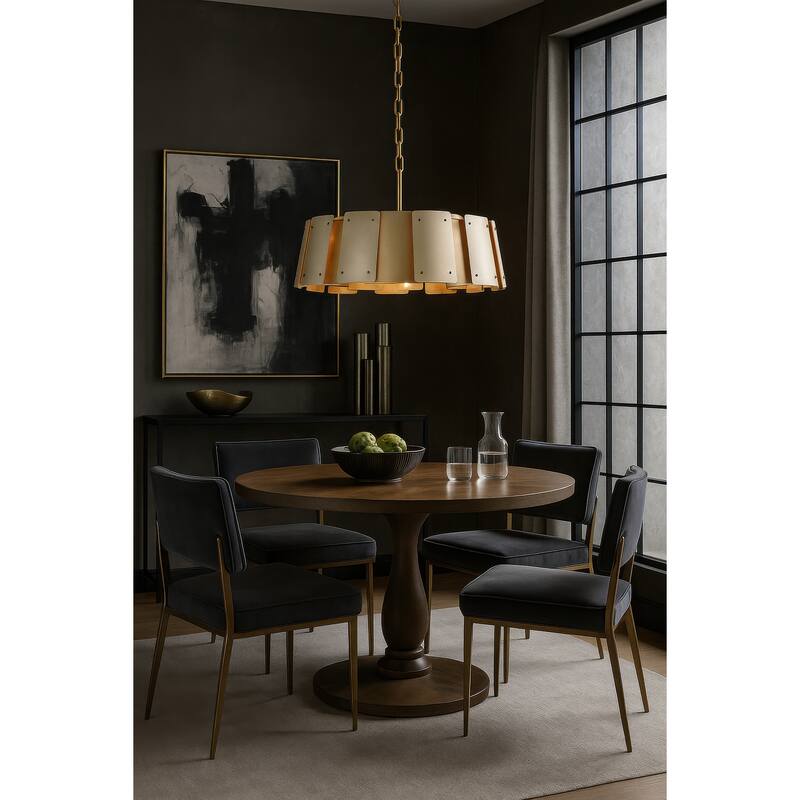 Varaluz Peep Show Pendant Light - Sunwashed Silver/Brushed Sienna