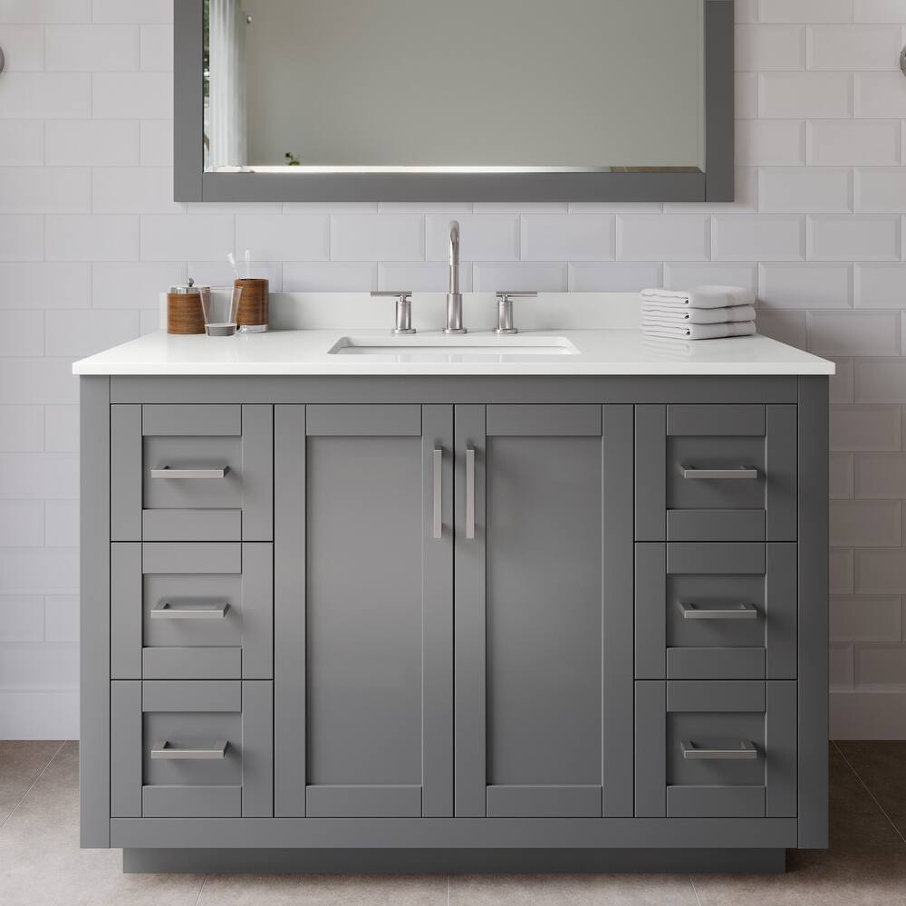 Wyndham Collection WCF292948S-QTZ-US3M46 Miranda 48" Free Standing