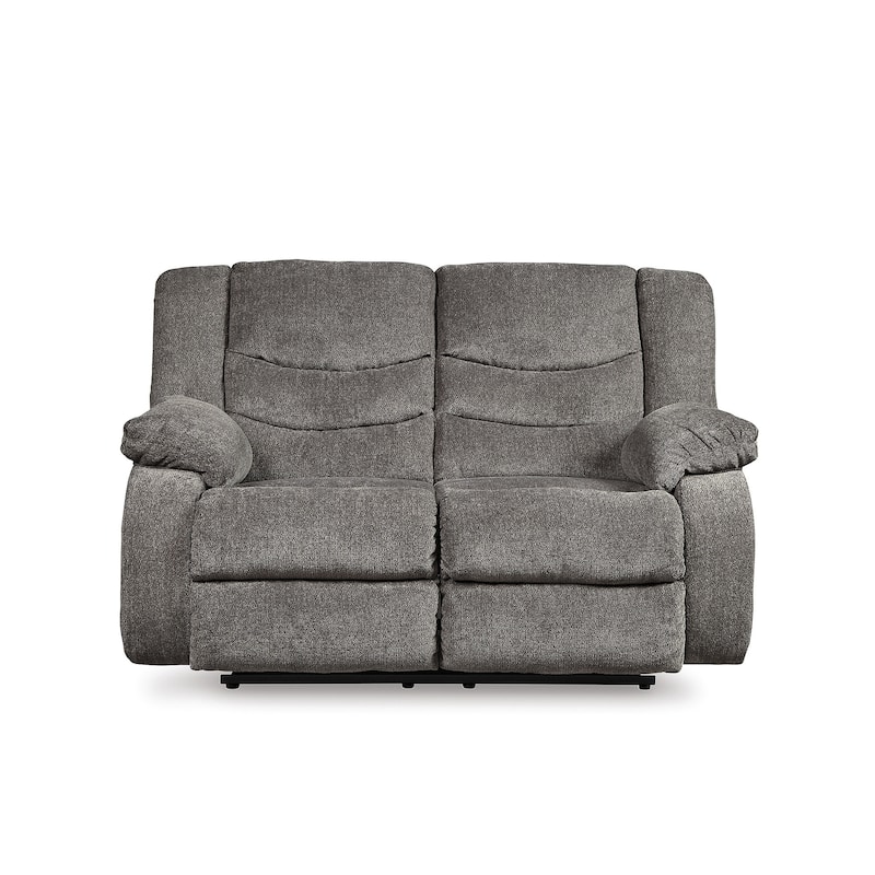 Tulen Gray Reclining Loveseat