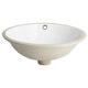 preview thumbnail 1 of 5, SAFAVIEH Solea Nerida Porcelain Ceramic Vitreous Round 17 Inch White Undermount Bathroom Sink - 16.9" x 16.9" x 7.1"