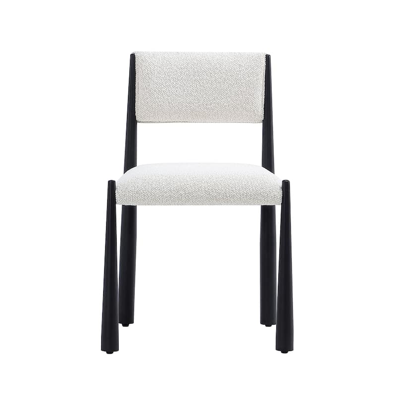 Manhattan Comfort Lennor Metal Boucle Side Chair Set of 2