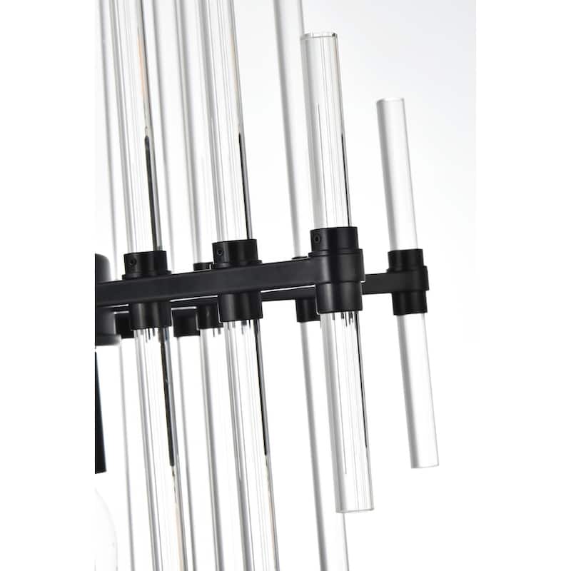 Samuel 17 inch Crystal Rod Pendant - N/A