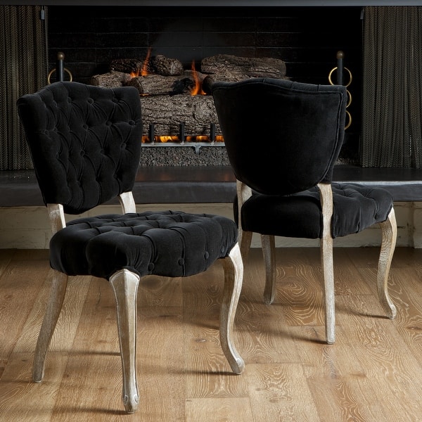 slide 2 of 54, Maison Rouge Anwar Tufted Dining Chairs- (Set of 2)