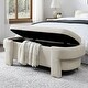 preview thumbnail 4 of 9, Chenille Upholstered Bench