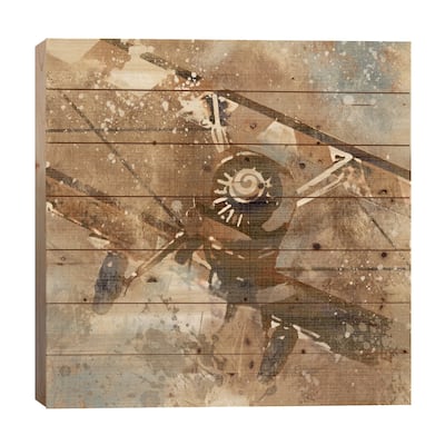 Live To Ride III Print On Wood by Carol Robinson - Multi-Color