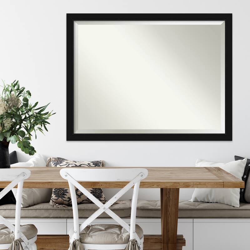 Beveled Wall Mirror - Avon Black Frame - Avon Black