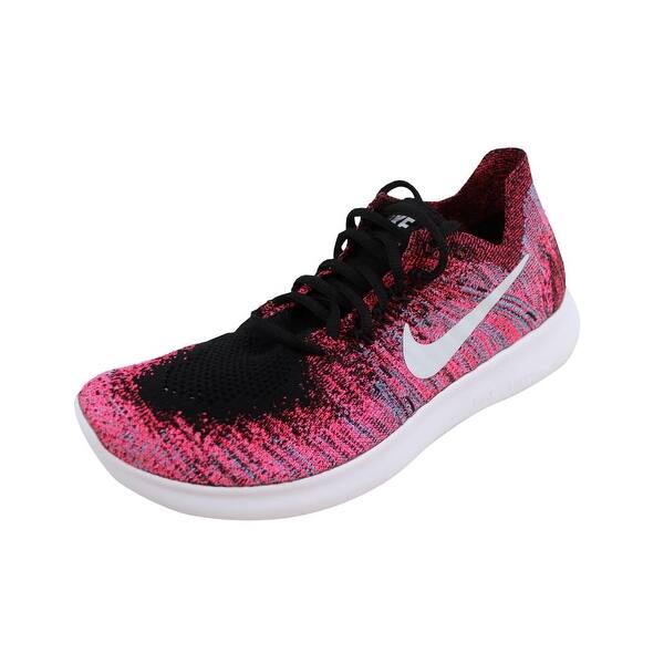 Shop Nike Women S Free Rn Flyknit 2017 Black White Racer