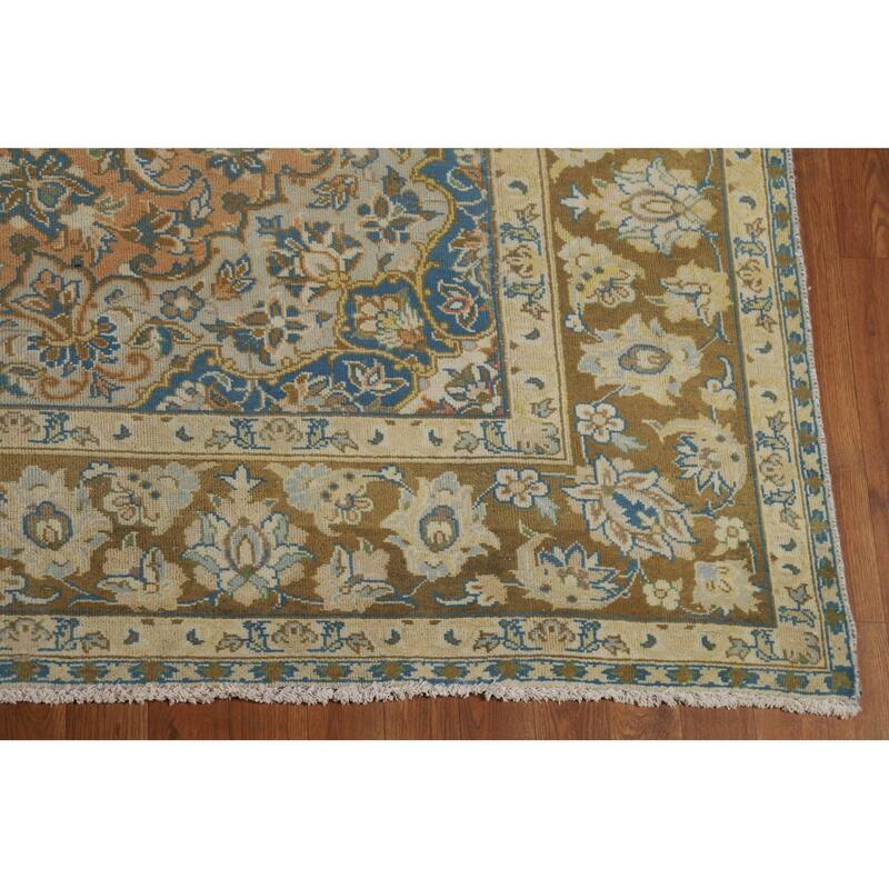 Traditional Floral Najafabad Persian Area Rug Handmade Wool Carpet - 8'1" x 11'8"