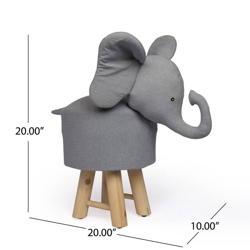 Animal Shaped Kids Chair Children Ottoman