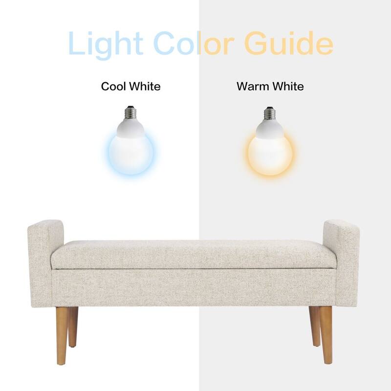 HomePop Fulton Storage Bench