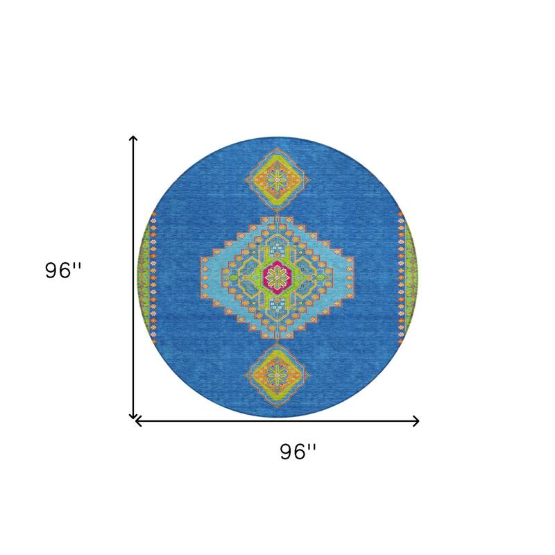 HomeRoots Oriental Traditional Rectangle Outdoor Rug