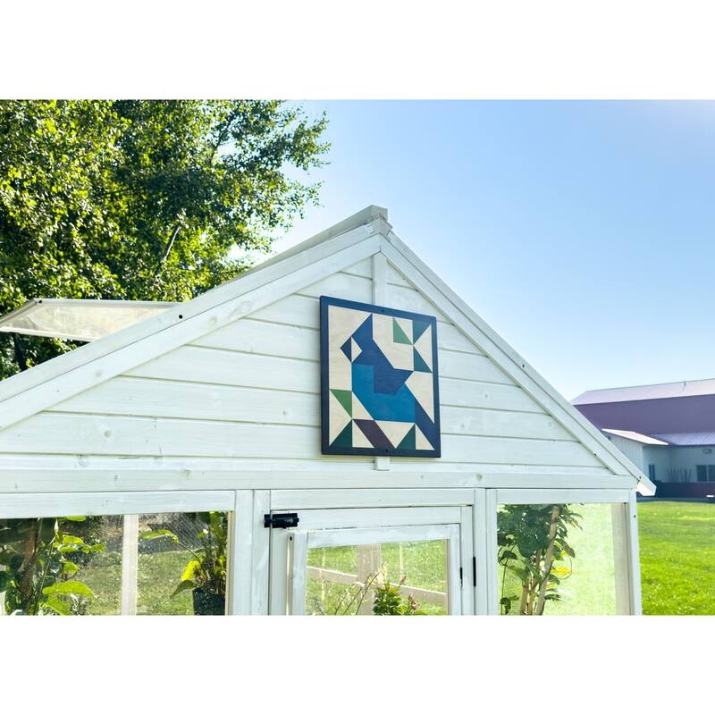 Zylina Greenhouse & Garden Art - Blue Jay Quilt