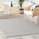 preview thumbnail 17 of 16, Home Conservatory Squares Handwoven Indoor/Outdoor Area Rug