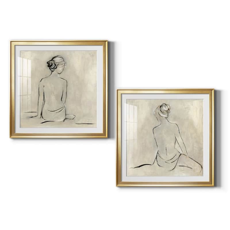 Bather I Premium Framed Print - Ready to Hang