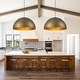 preview thumbnail 124 of 200, Industrial Oversized Metal Dome Pendant Light - Modern Farmhouse
