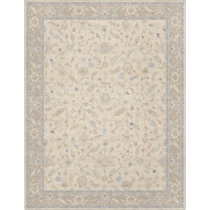 Well Woven Ushak Mardin Updated Traditional Boho Flat-Weave Area Rug