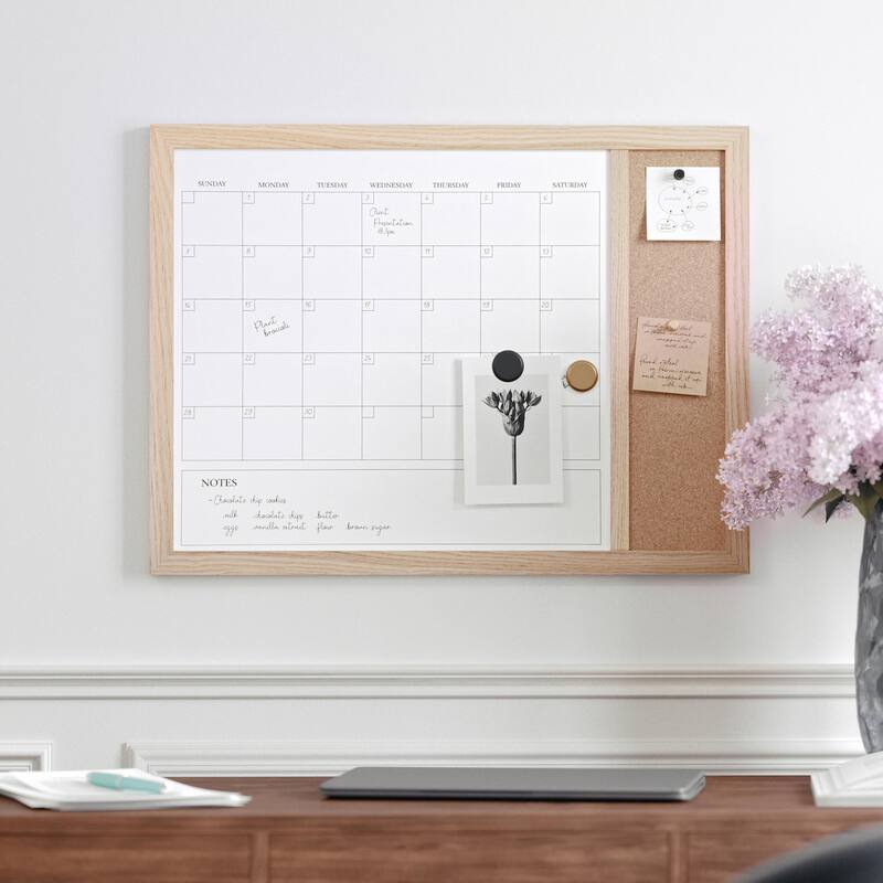 Flash Furniture BR-PM-COM-MW4C1-4561-MS Everette 24" x 18" Wall Board