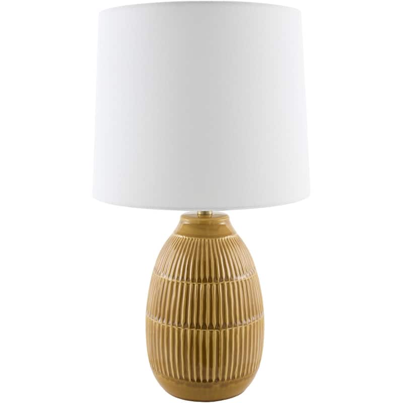 Livabliss Soleny Traditional Accent Table Lamp - Orange
