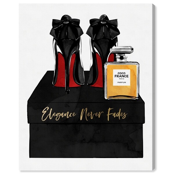 Perfume black high heel outlet
