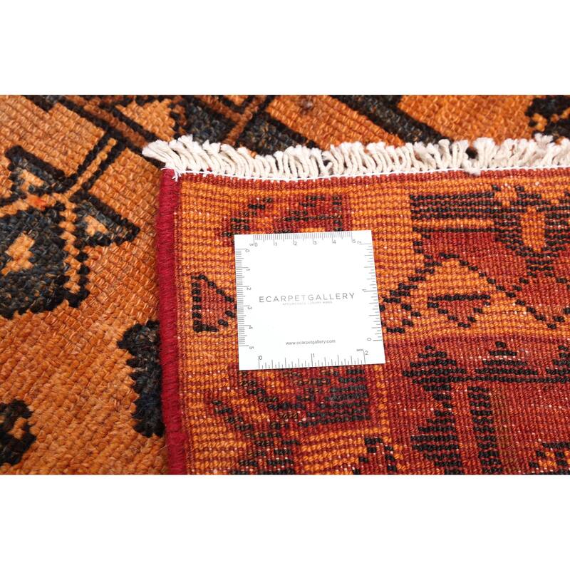 ECARPETGALLERY Hand-knotted Melis Vintage Copper Wool Rug - 5'3 x 7'9