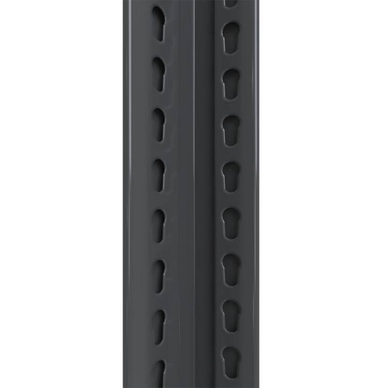 5/6-Tier Adjustable Heavy Duty Metal Storage Shelves, Black, 72/82"H