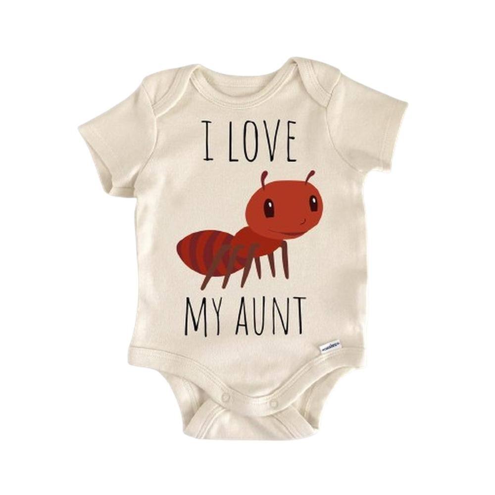 Auntie Ant Aunt - Baby Boy Girl Clothes Infant Bodysuit Funny Cute Newborn