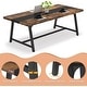 preview thumbnail 3 of 13, Dining Table for 8 People, 70.87-inch Rectangular Wood Kitchen Table