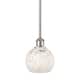 Option Brushed Satin Nickel / White Mouchette