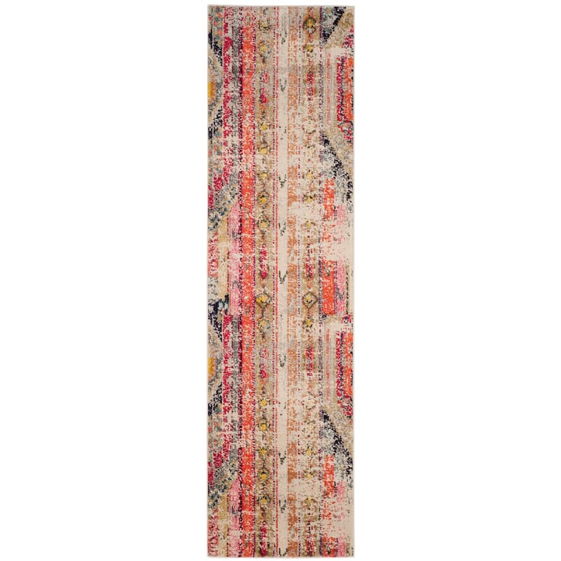 SAFAVIEH Monaco Lumturije Distressed Boho Rug