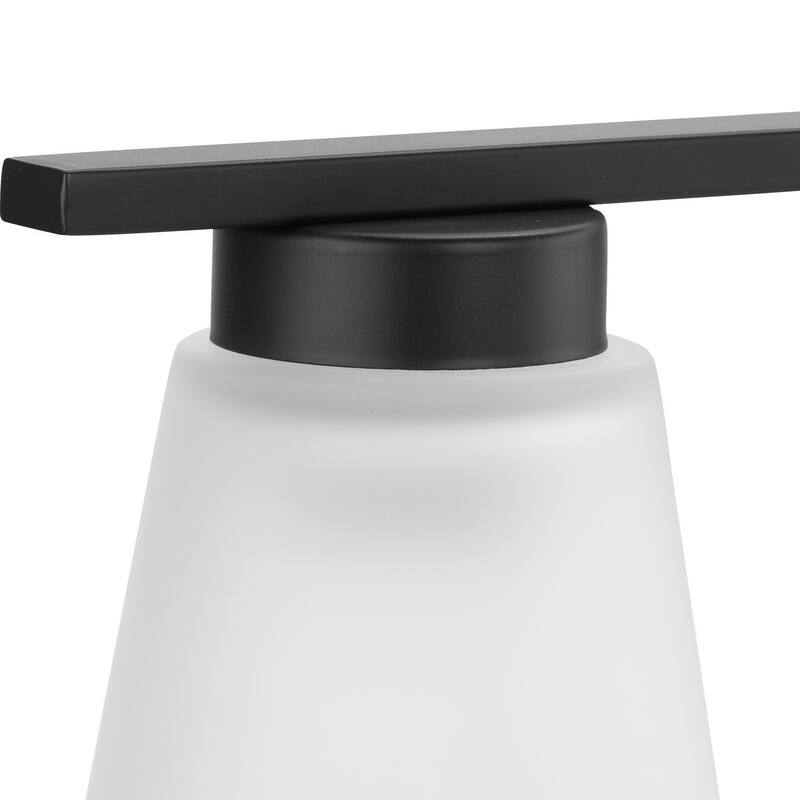 Tanner Collection Four-Light Matte Black Transitional Vanity Light - 31.12 in x 6.5 in x 7.12 in