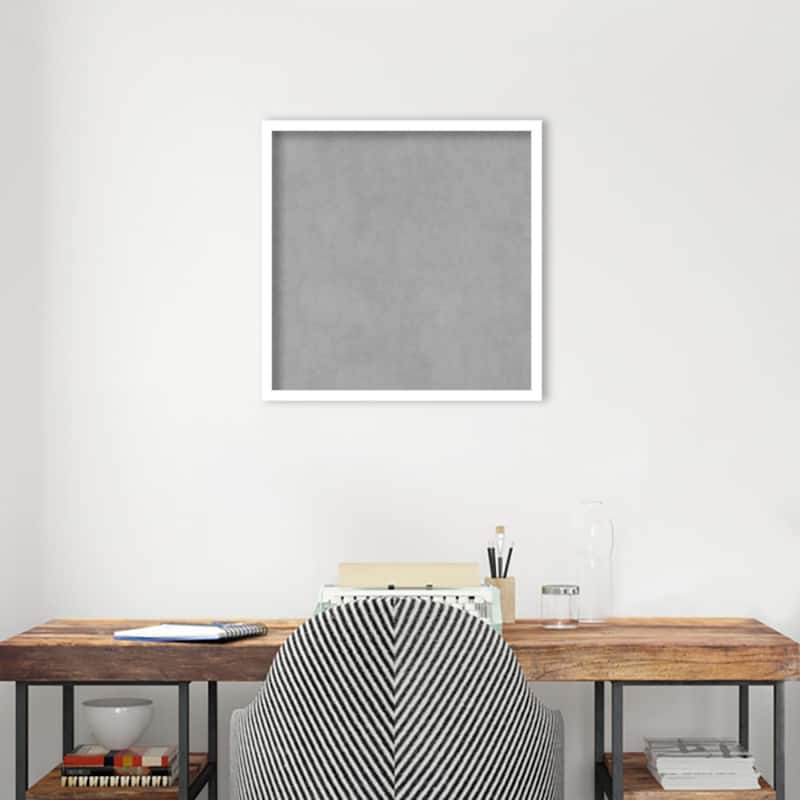 Amanti Art Svelte White Framed Magnetic Board