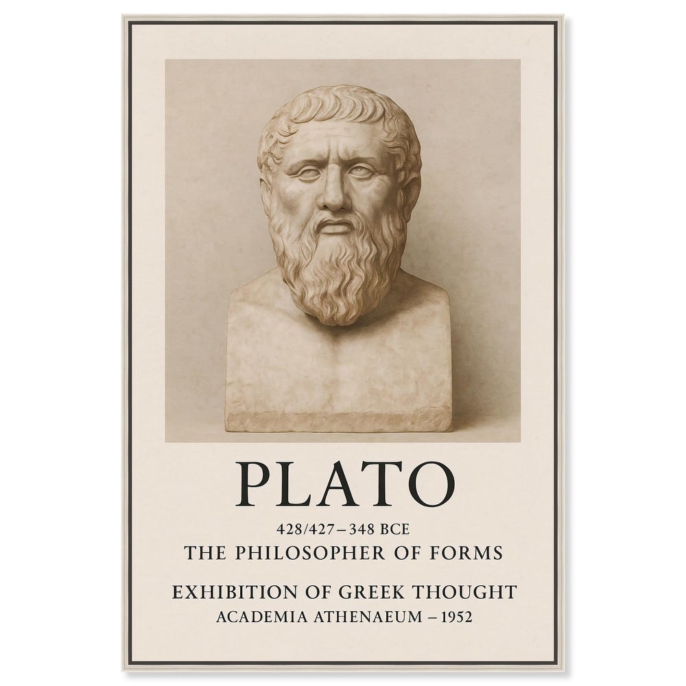 Philosopher of Forms Canvas by Art Remedy