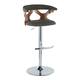 Option Charcoal Fabric/Walnut Wood/Chrome