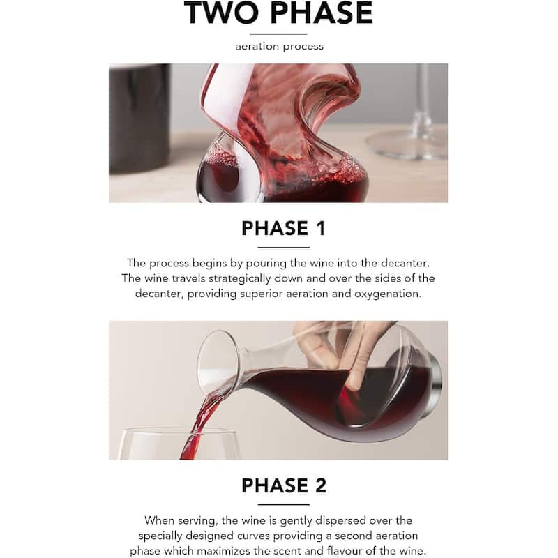Final Touch Conundrum Aerator Wine Decanter