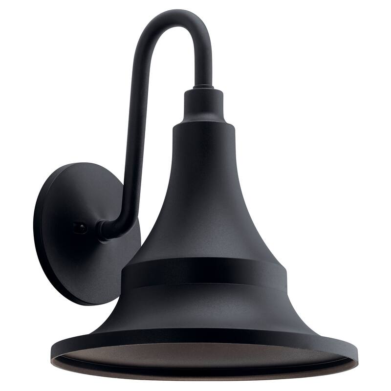 Kichler Hampshire 19.75 inch 1 Light Large Outdoor Wall Light in Textured Black