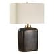 preview thumbnail 3 of 5, Uttermost Quentin Dark Bronze Table Lamp - N/A