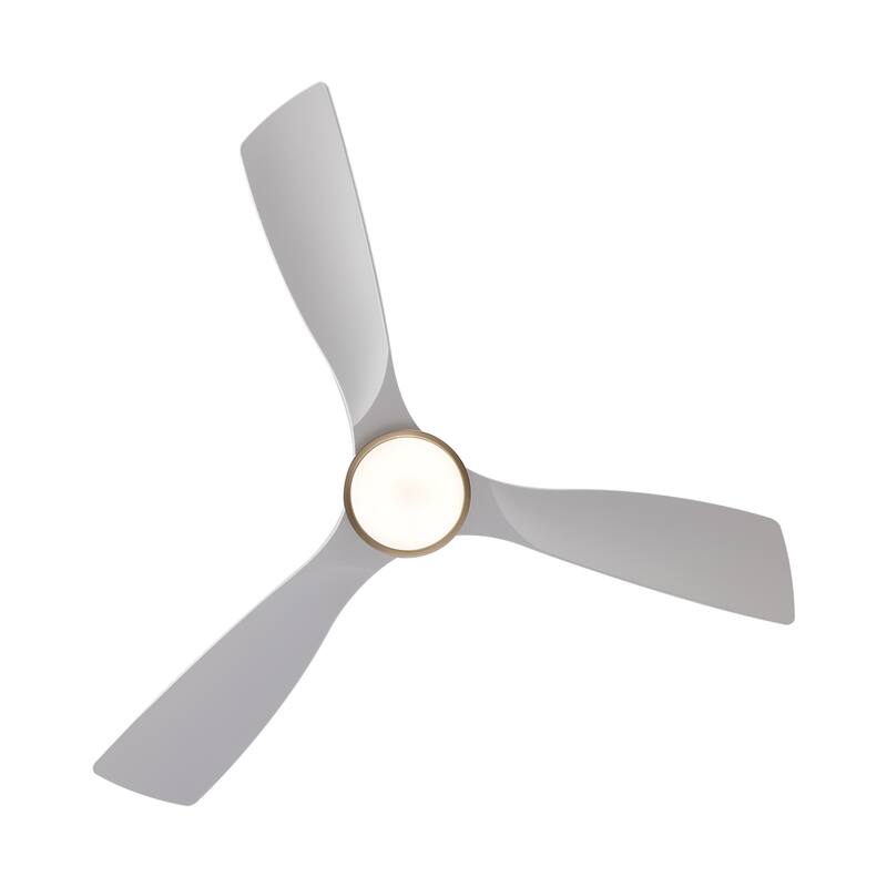48'' Gold Indoor Ceiling Fan with Light Remote Control