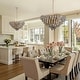 preview thumbnail 4 of 12, 32" Grey Modern Crystal Chandelier Round Crystals Chandeliers 8-Tier Crystal Pendant Light 9-Light for Dining Room Living Room