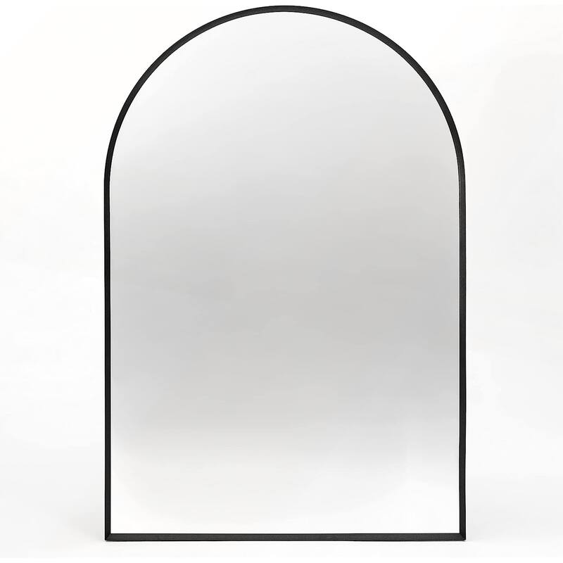 20x30 Inch Metal Framed Arched Bathrrom Mirror