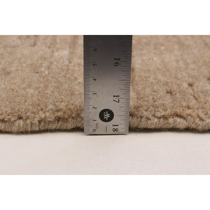 Kashkuli Gabbeh Tan Rug 5'4" x 7'6" - 5'4 x 7'6