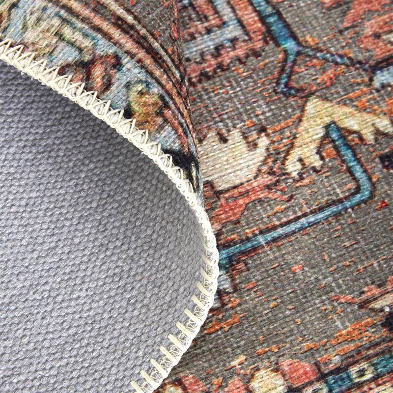 Tetu Floral Area Rug By HomeRoots - 2' x 3'