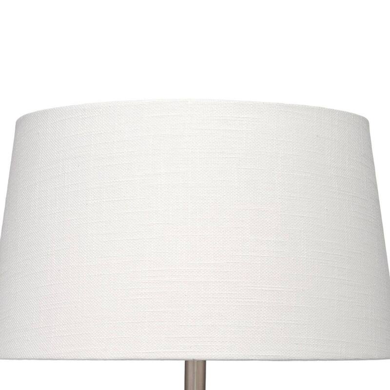 Avo Accent Table Lamp, White Linen, Antique Ceramic Design 25 Inch