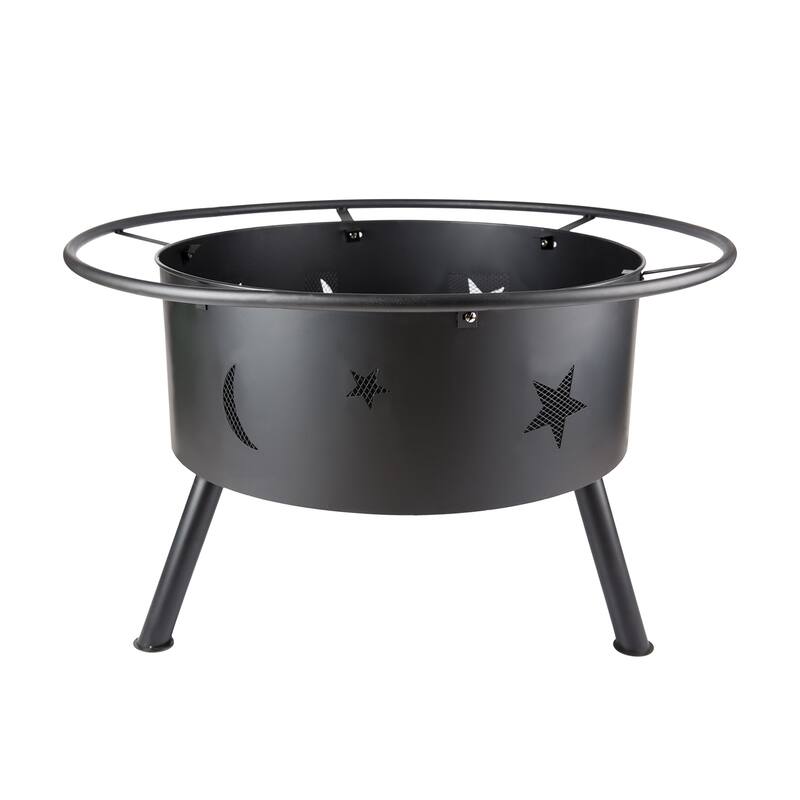 Iron fire pit
