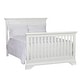 preview thumbnail 4 of 7, HomeRoots White Solid and Manufactured Wood Standard Four In One Convertible Crib - 60.25