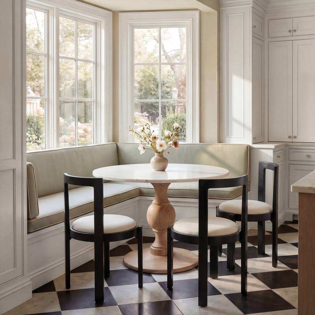 SAFAVIEH Home Estes 19-inch Round Dining Chair [SET of 2] - 20Wx21Dx33H